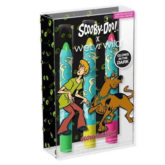 Wet n Wild Scooby-Doo Glow Madness‎ 3-Piece UV Face & Body Makeup Crayon Set - Picture 2 of 10